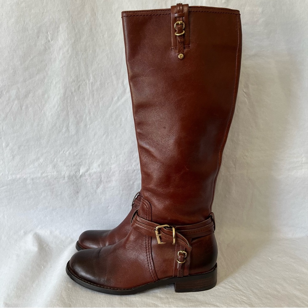 Vince Camuto Kabo Leather Tall Riding Boots